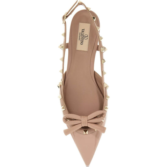 Valentino Garavani rockstud bow slingback baller