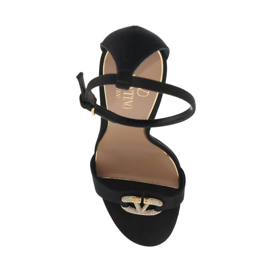 Valentino Garavani vlogo signature satin sandals