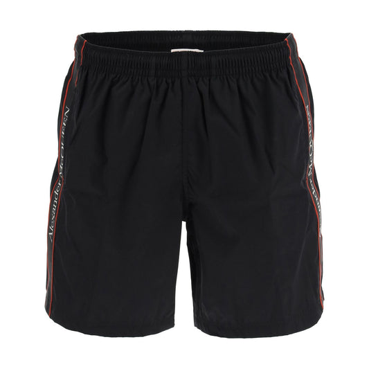 Alexander Mcqueen swimtrunks with logo selvedge Beachwear & underwear Alexander Mcqueen