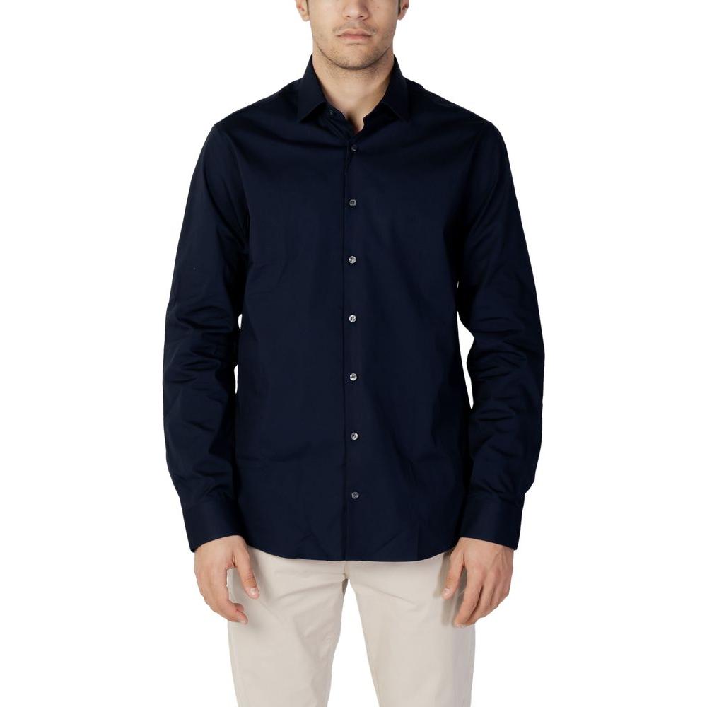 Calvin Klein Blue Cotton Shirt Calvin Klein