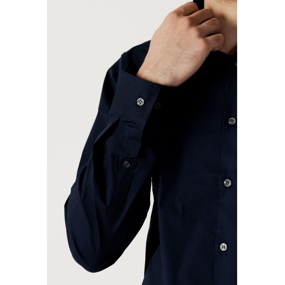 Calvin Klein Blue Cotton Shirt Calvin Klein