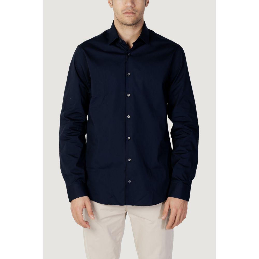 Calvin Klein Blue Cotton Shirt Calvin Klein