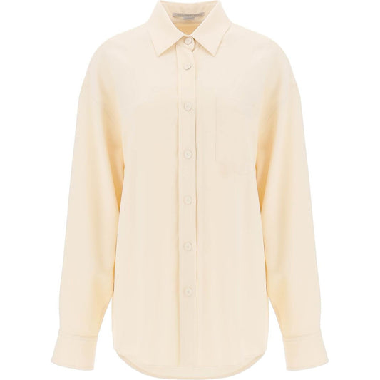 Stella McCartney oversized shirt in crepe jersey Topwear Stella McCartney