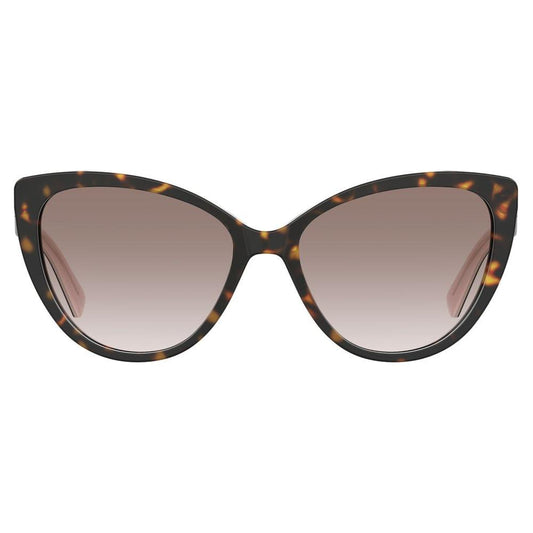 Love Moschino Brown Acetate Sunglasses Love Moschino