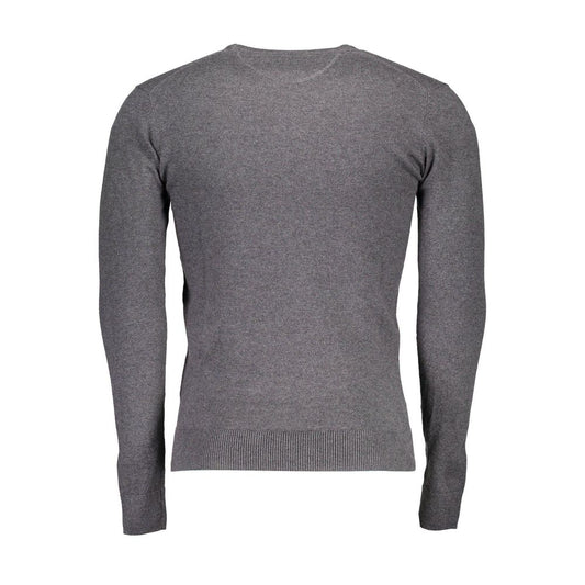 U.S. POLO ASSN. Gray Cotton Men Sweater U.S. POLO ASSN.