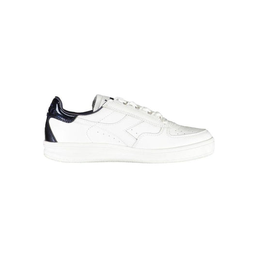 Diadora White Leather Women Sneaker Diadora