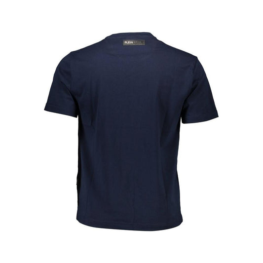 Plein Sport Blue Cotton Men T-Shirt