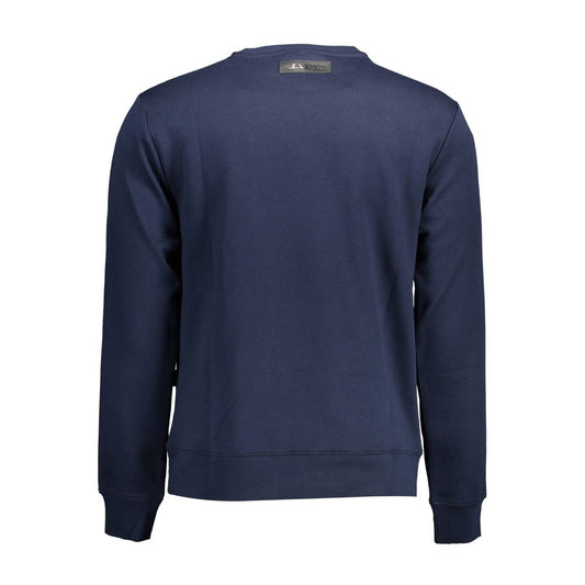 Plein Sport Blue Cotton Men Sweater Plein Sport