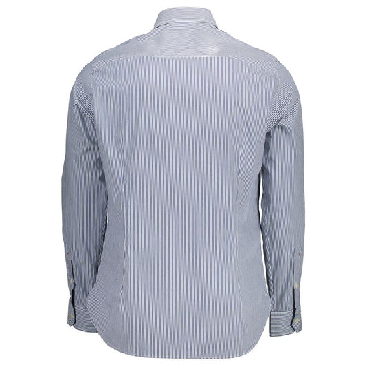 U.S. POLO ASSN. Blue Cotton Men Shirt