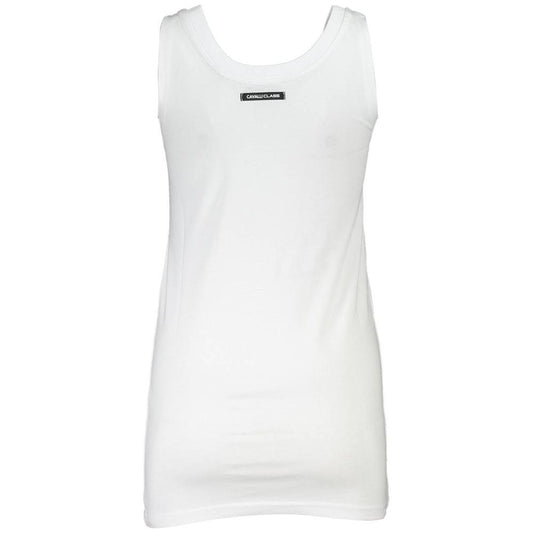 Cavalli Class White Cotton Women Top Cavalli Class