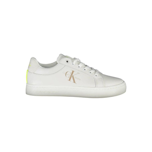 Calvin Klein White Leather Women Sneaker Calvin Klein