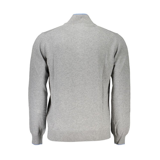 Harmont & Blaine Elegant Half-Zip Sweater with Contrast Details Harmont & Blaine