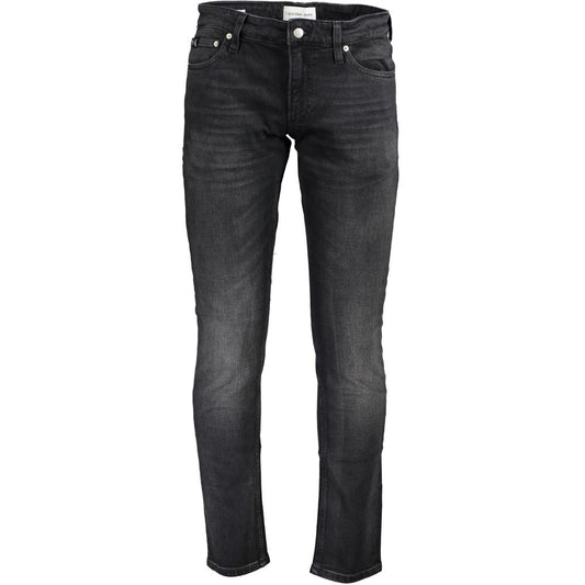 Calvin Klein Black Cotton Jeans & Pant Calvin Klein