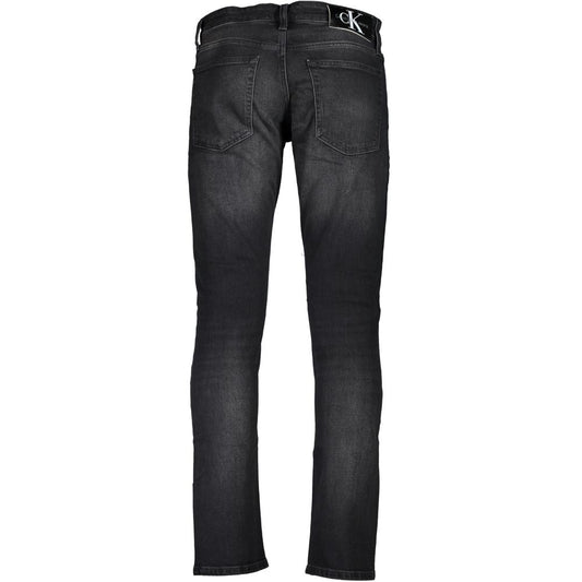 Calvin Klein Black Cotton Jeans & Pant Calvin Klein