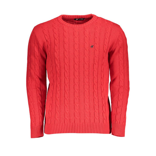 U.S. Grand Polo Red Fabric Sweater U.S. Grand Polo