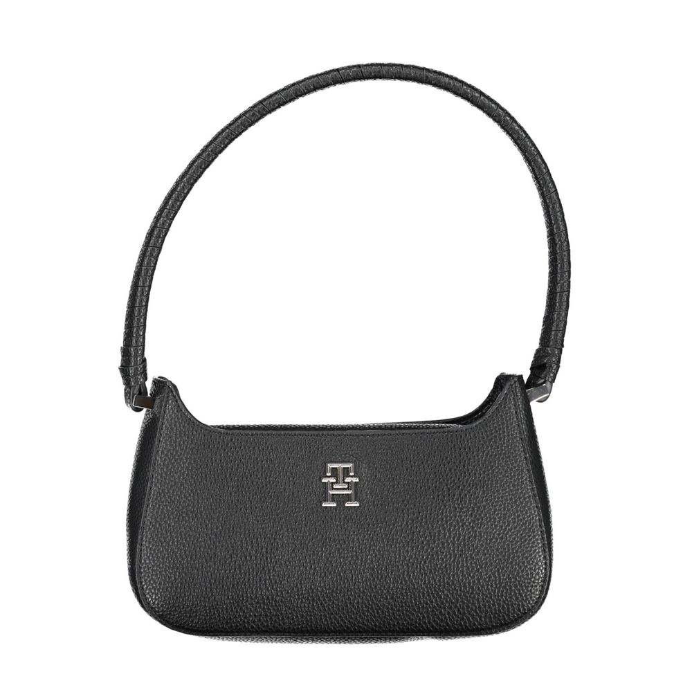 Tommy Hilfiger Black Polyethylene Handbag Tommy Hilfiger