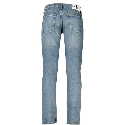 Calvin Klein Blue Cotton Jeans & Pant Calvin Klein