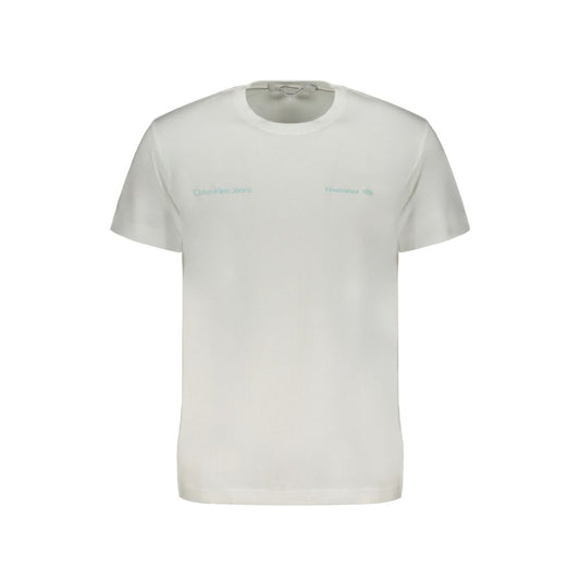 Calvin Klein White Cotton T-Shirt Calvin Klein