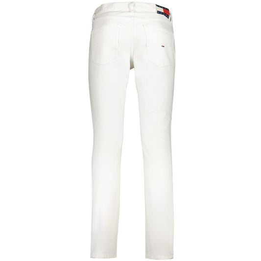 Tommy Hilfiger White Cotton Jeans & Pant Tommy Hilfiger