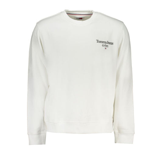 Tommy Hilfiger White Cotton Sweater Tommy Hilfiger