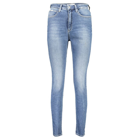 Calvin Klein Blue Cotton Jeans & Pant Calvin Klein