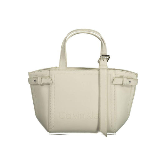 Calvin Klein White Polyester Women Handbag Calvin Klein