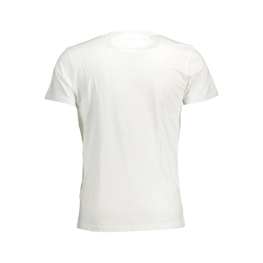 La Martina White Cotton Men T-Shirt La Martina