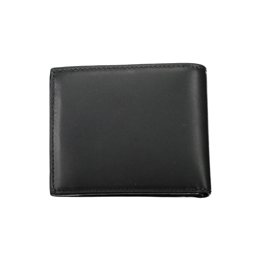 Tommy Hilfiger Black Leather Men Wallet Tommy Hilfiger