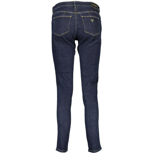 Guess Jeans Blue Cotton Women Jeans Guess Jeans