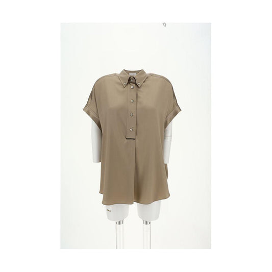 Brunello Cucinelli Silk Shirt Brunello Cucinelli