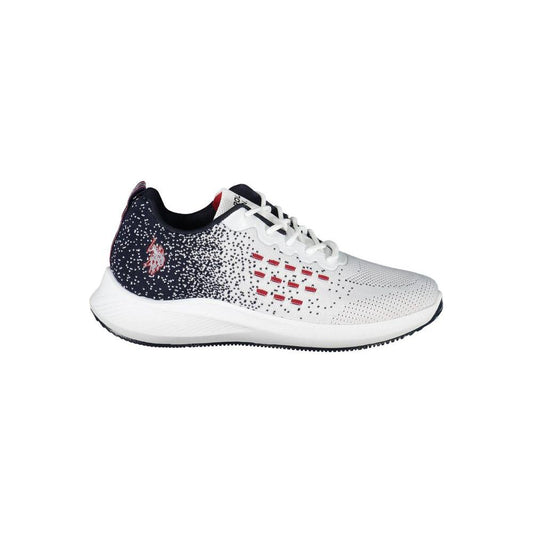 U.S. POLO ASSN. White Polyester Men Sneaker U.S. POLO ASSN.