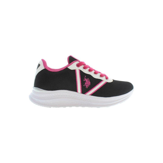 U.S. POLO ASSN. Black Polyester Women Sneaker U.S. POLO ASSN.