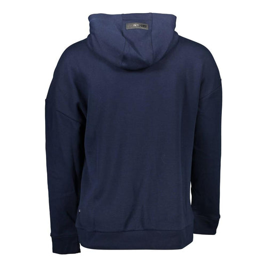 Plein Sport Blue Cotton Men Sweater Plein Sport