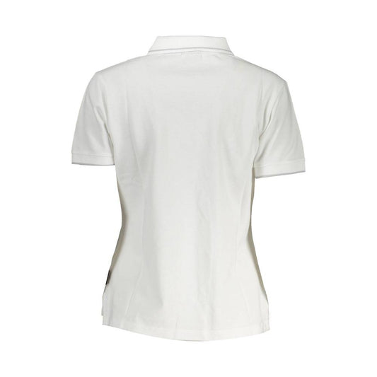 Napapijri White Cotton Women Polo Shirt