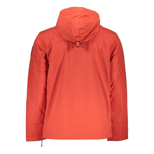 Napapijri Red Polyamide Men Jacket Napapijri