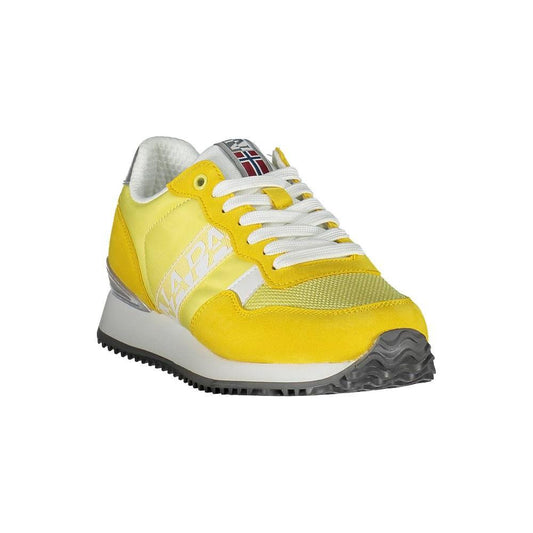 Napapijri Yellow Polyester Women Sneaker Napapijri