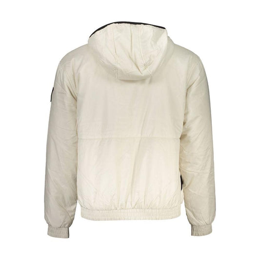 Calvin Klein Beige Polyester Men Jacket Calvin Klein