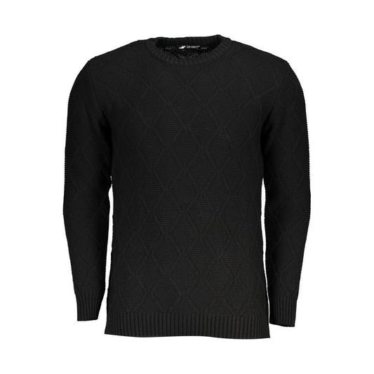 U.S. Grand Polo Black Fabric Sweater