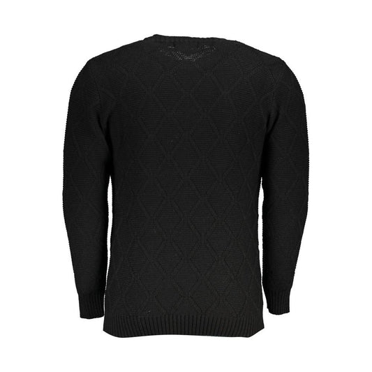 U.S. Grand Polo Black Fabric Sweater