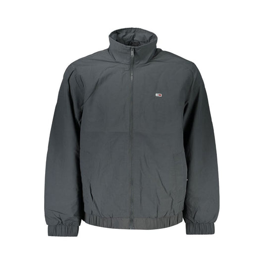 Tommy Hilfiger Sleek Gray Recycled Nylon Jacket