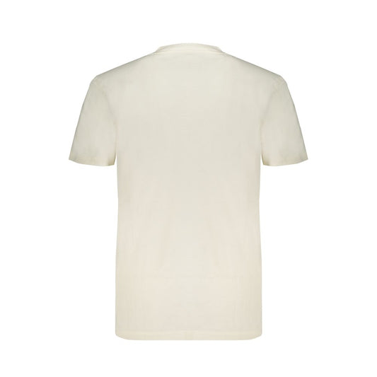 Calvin Klein White Cotton T-Shirt Calvin Klein