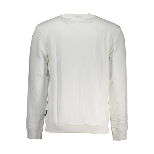 Napapijri White Cotton Men Sweater