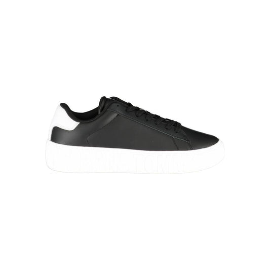 Tommy Hilfiger Black Polyethylene Men Sneaker