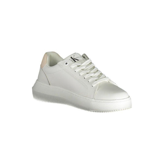 Calvin Klein White Leather Women Sneaker Calvin Klein