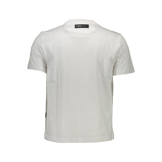 Plein Sport White Cotton Men T-Shirt