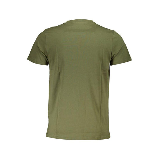 Cavalli Class Green Cotton T-Shirt