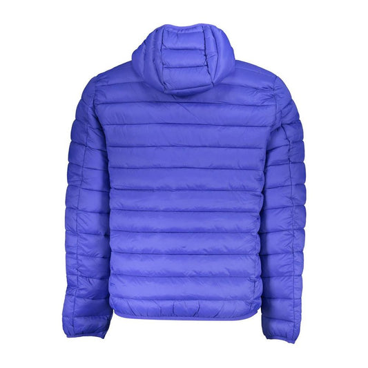 Norway 1963 Chic Blue Polyamide Hooded Jacket