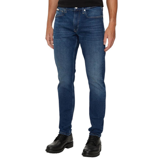 Calvin Klein Jeans Blue Cotton Jeans & Pant Calvin Klein Jeans