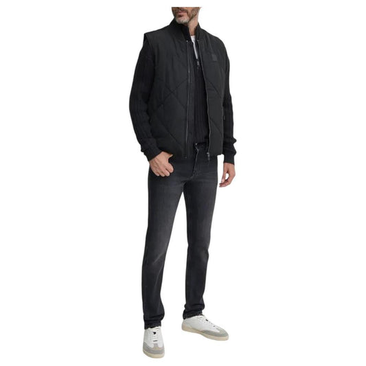 Calvin Klein Jeans Black Cotton Cardigan Calvin Klein Jeans