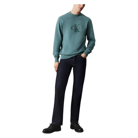 Calvin Klein Jeans Green Cotton Sweater Calvin Klein Jeans